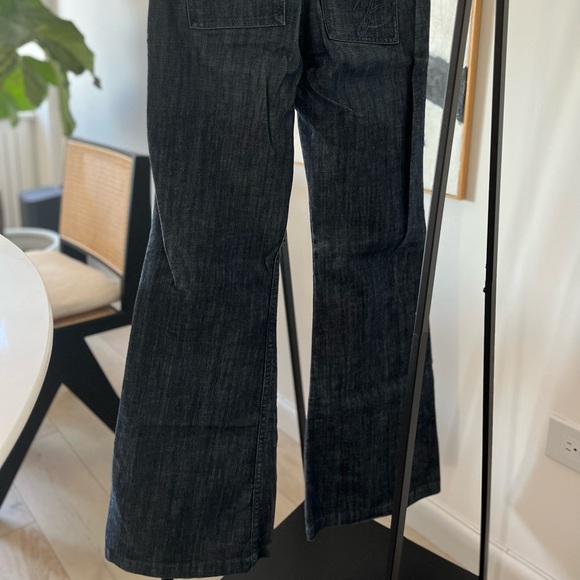 Dark wash flared Anthropologie | Level 99 jeans in size 26 - Picture 3 of 5